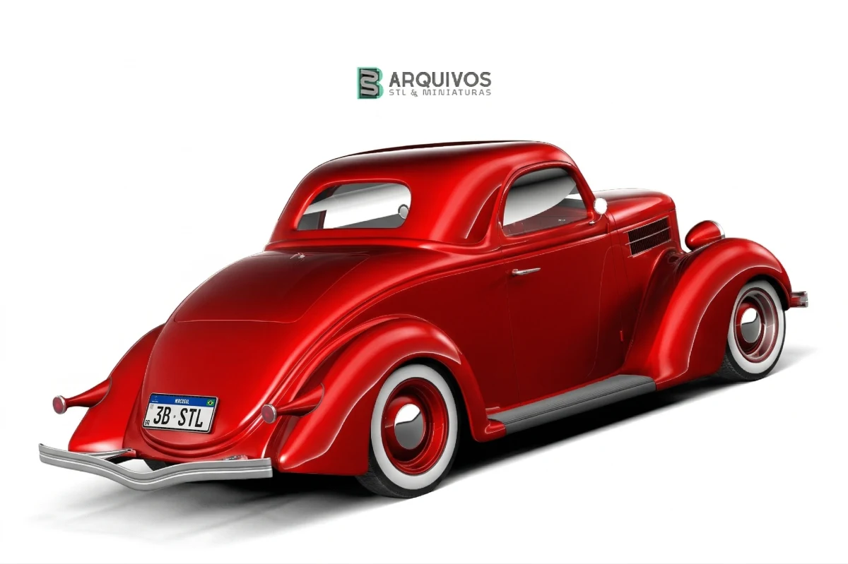Modelo 3D STL - Ford 1936 Coupe — foto 2